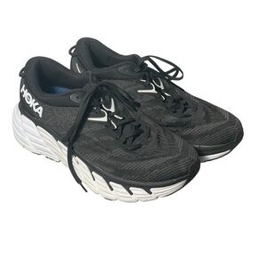 Men’s Hoka One One Gaviota 4 Size 11.5 2E Wide Black Running Shoes Sneakers